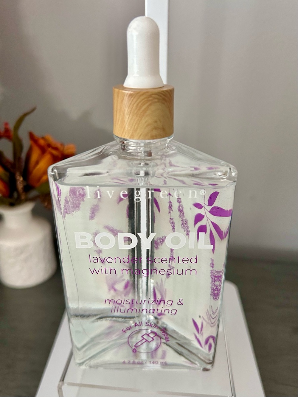 Livegreen Lavender Body Oil with Magnesium